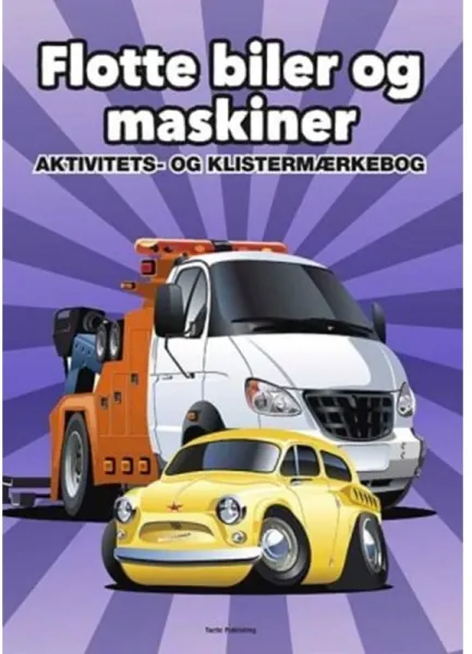 Tactic Games Biler og maskiner aktivitets- og klistremerke bok