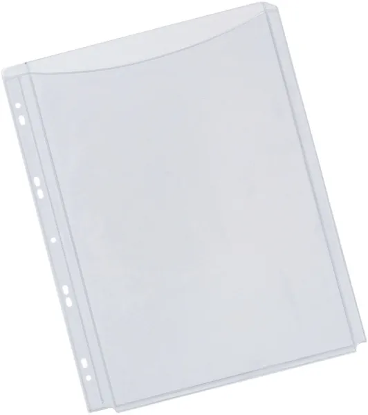 Q-connect kataloglommer A4 180my klar 5stk