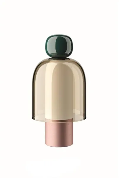 Lodes Easy Peasy Bærbar Lampe Grønn/Honning/Roségull