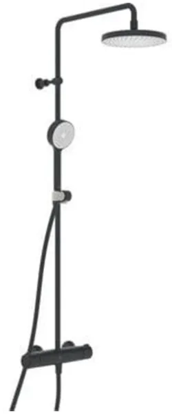 Oras Nova Rain dusjsystem, matt svart