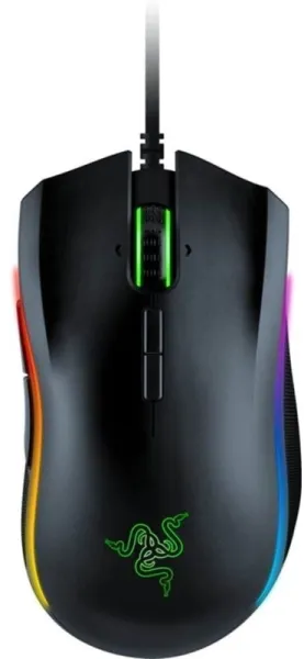 Razer Mamba Elite - Gamingmus - Laser - 9 knapper - Svart med RGB-belysning