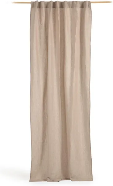 Marja, gardin, brun, 140x270 cm, stoff