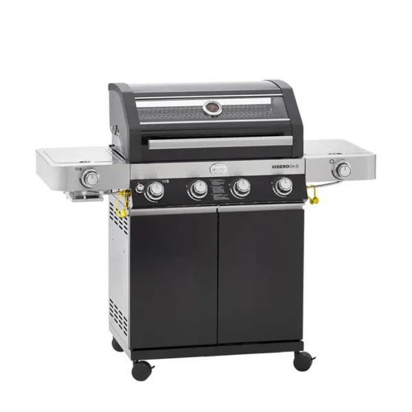 Rösle BBQ gassgrill - Videro G4-s - 4 hovedbrennere