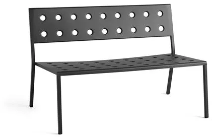 HAY Balcony Lounge Benk Antrasitt