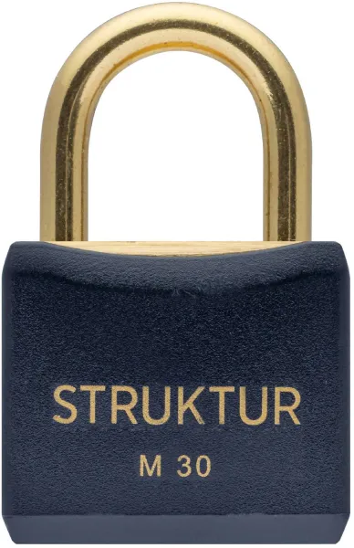 Struktur hengelås Marine 30 - 100% rustfritt