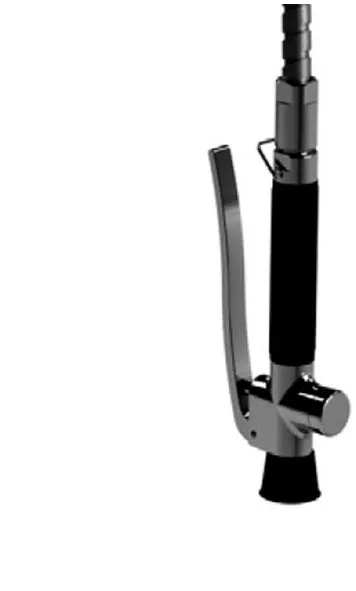 Kriss hånddusj til euroclean storkjøkkenbatteri enkel 1/2rg