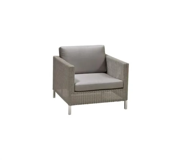 Cane-Line Connect loungestol - taupe, pute i taupe