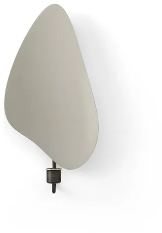 Audo Flambeau Vegglysestake H34 Brunert Messing/Grå