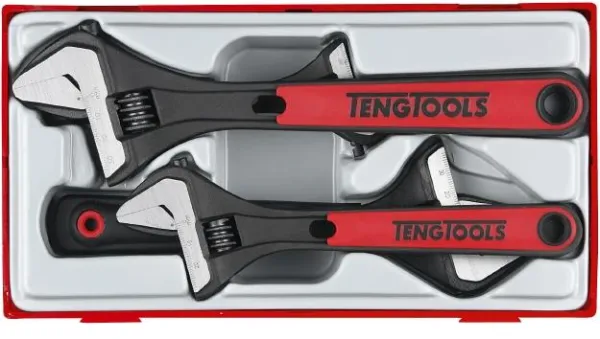 Teng Tools justerbart skiftenøkkelsett TTADJ04 med 4 deler