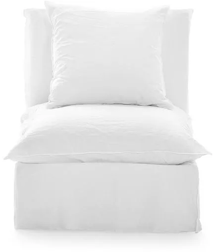 Gervasoni Ghost 06 Modulsofa uten armlener Lino Bianco