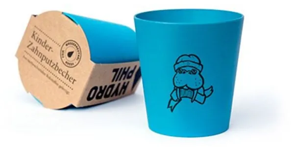 Organic Beauty Tannbørstekopp Blå Hydrophil (1 stk)